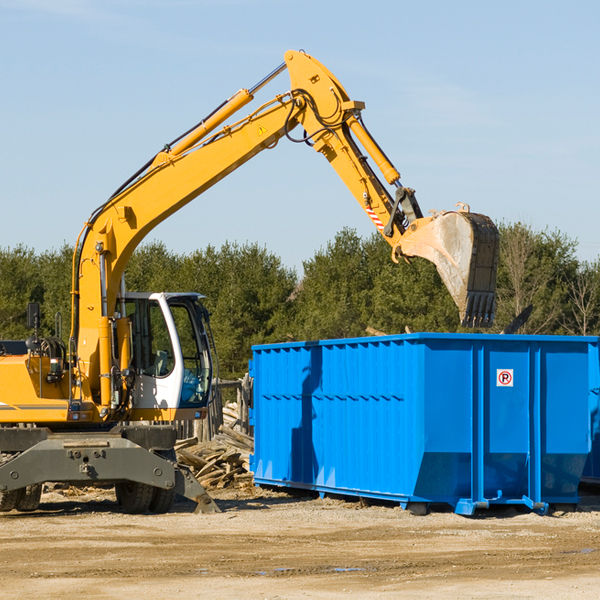 are there any additional fees associated with a residential dumpster rental in East Homer